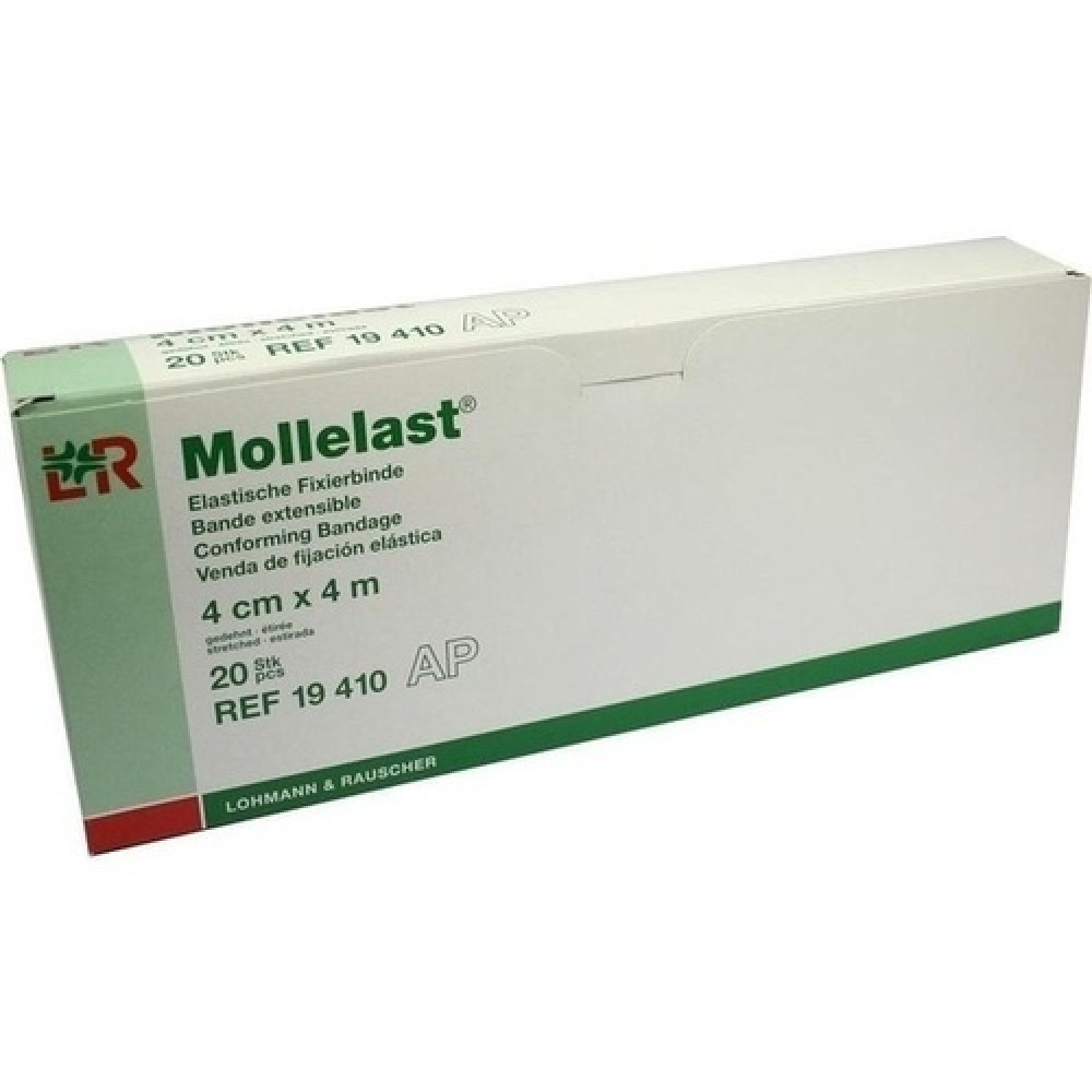 Бинт MOLLELAST Binden 4 cmx4 m weiß 20 S купить в Москве и Обнинске